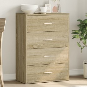 Sonoma Oak Engineered Wood Sideboard 60x31x84 cm by vidaXL, Sideboards - Ref: Foro24-840501, Price: 83,41 €, Discount: %