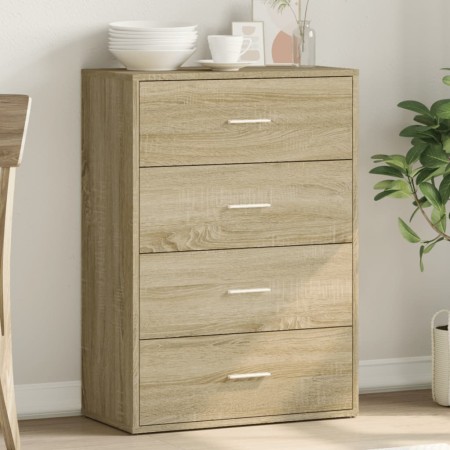 Sonoma Oak Engineered Wood Sideboard 60x31x84 cm by vidaXL, Sideboards - Ref: Foro24-840501, Price: 86,25 €, Discount: %