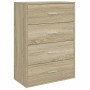 Aparador de madera de ingeniería roble Sonoma 60x31x84 cm de vidaXL, Aparadores - Ref: Foro24-840501, Precio: 86,25 €, Descue...