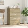 Sonoma Oak Engineered Wood Sideboard 60x31x84 cm by vidaXL, Sideboards - Ref: Foro24-840501, Price: 86,25 €, Discount: %