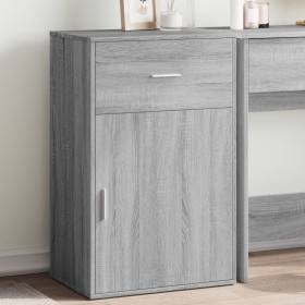 Sonoma gray engineered wood storage cabinet 56.5x39x90 cm by vidaXL, Lockers and storage cabinets - Ref: Foro24-840714, Price...