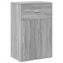 Sonoma gray engineered wood storage cabinet 56.5x39x90 cm by vidaXL, Lockers and storage cabinets - Ref: Foro24-840714, Price...