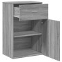 Sonoma gray engineered wood storage cabinet 56.5x39x90 cm by vidaXL, Lockers and storage cabinets - Ref: Foro24-840714, Price...