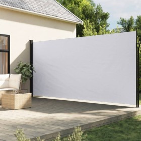 White retractable side awning 220x300 cm by vidaXL, Umbrellas - Ref: Foro24-4004376, Price: 136,13 €, Discount: %