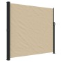 Beige retractable side awning 180x600 cm by vidaXL, Umbrellas - Ref: Foro24-4004540, Price: 123,87 €, Discount: %