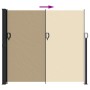 Beige retractable side awning 180x600 cm by vidaXL, Umbrellas - Ref: Foro24-4004540, Price: 123,87 €, Discount: %