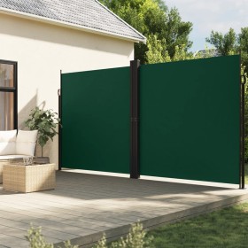 Dark green retractable side awning 200x600 cm by vidaXL, Umbrellas - Ref: Foro24-4004665, Price: 147,46 €, Discount: %