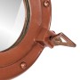 Aluminum and glass wall porthole mirror Ø50 cm by vidaXL, Mirrors - Ref: Foro24-357858, Price: 102,06 €, Discount: %