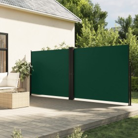 Dark green retractable side awning 180x1200 cm by vidaXL, Umbrellas - Ref: Foro24-4004845, Price: 152,75 €, Discount: %