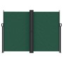 Dark green retractable side awning 180x1200 cm by vidaXL, Umbrellas - Ref: Foro24-4004845, Price: 152,99 €, Discount: %