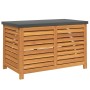 Caja de almacenaje de jardín madera maciza acacia 90x48x55 cm de vidaXL, Cajas de almacenaje para exteriores - Ref: Foro24-36...