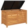 Caja de almacenaje de jardín madera maciza acacia 90x48x55 cm de vidaXL, Cajas de almacenaje para exteriores - Ref: Foro24-36...