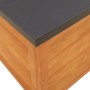 Caja de almacenaje de jardín madera maciza acacia 90x48x55 cm de vidaXL, Cajas de almacenaje para exteriores - Ref: Foro24-36...