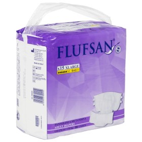 Flufsan Disposable adult diapers 15 units size XL by vidaXL, Incontinence products - Ref: Foro24-4008053, Price: 16,99 €, Dis...