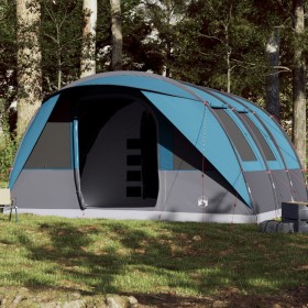 Family tunnel tent 7 people waterproof blue by vidaXL, tents - Ref: Foro24-94626, Price: 291,99 €, Discount: %