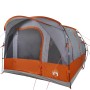 Wasserdichtes 3-Personen-Tunnelzelt in Grau und Orange von vidaXL, Zelte - Ref: Foro24-94624, Preis: 214,99 €, Rabatt: %