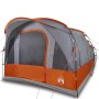 Wasserdichtes 3-Personen-Tunnelzelt in Grau und Orange von vidaXL, Zelte - Ref: Foro24-94624, Preis: 214,99 €, Rabatt: %