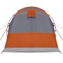 Wasserdichtes 3-Personen-Tunnelzelt in Grau und Orange von vidaXL, Zelte - Ref: Foro24-94624, Preis: 214,99 €, Rabatt: %