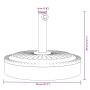 Base de sombrilla semicircular para palos de Ø38/ 48 mm 25 kg de vidaXL, Bases para sombrillas - Ref: Foro24-4007981, Precio:...