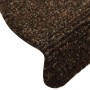 Self-adhesive stair mat 10 pcs 65x21x4 cm brown by vidaXL, Stair mats - Ref: Foro24-149713, Price: 31,76 €, Discount: %