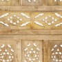 Screen 4 panels hand carved solid mango wood 160x165 cm by vidaXL, Room dividers - Ref: Foro24-285316, Price: 234,61 €, Disco...