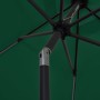 Umbrella with LED lights and green aluminum pole 300 cm by vidaXL, Umbrellas - Ref: Foro24-47360, Price: 105,00 €, Discount: %