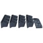 Vertical garden plant set 12 units anthracite polypropylene by vidaXL, Pots and planters - Ref: Foro24-152206, Price: 60,19 €...