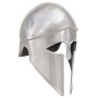 Replica Greek warrior helmet role-playing silver steel by vidaXL, Collectible weapons - Ref: Foro24-286212, Price: 48,58 €, D...