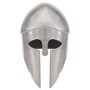 Replica Greek warrior helmet role-playing silver steel by vidaXL, Collectible weapons - Ref: Foro24-286212, Price: 48,58 €, D...