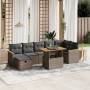 8-piece garden sofa set and gray synthetic rattan cushions by vidaXL, Garden sets - Ref: Foro24-3276049, Price: 564,34 €, Dis...