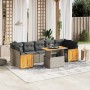 8-piece garden sofa set and gray synthetic rattan cushions by vidaXL, Garden sets - Ref: Foro24-3273874, Price: 606,28 €, Dis...