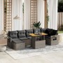 8-piece garden sofa set and gray synthetic rattan cushions by vidaXL, Garden sets - Ref: Foro24-3275713, Price: 565,49 €, Dis...