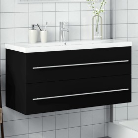 Bathroom furniture with integrated black sink by vidaXL, bathroom vanities - Ref: Foro24-3278795, Price: 327,99 €, Discount: %