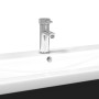 Mueble de baño con lavabo integrado negro de vidaXL, Tocadores de baño - Ref: Foro24-3278795, Precio: 327,99 €, Descuento: %