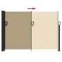 Toldo lateral retráctil beige 140x600 cm de vidaXL, Sombrillas - Ref: Foro24-4004510, Precio: 112,58 €, Descuento: %