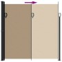 Toldo lateral retráctil gris taupe 200x300 cm de vidaXL, Sombrillas - Ref: Foro24-4004364, Precio: 130,98 €, Descuento: %