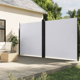 Toldo lateral retráctil blanco 200x600 cm de vidaXL, Sombrillas - Ref: Foro24-4004661, Precio: 147,99 €, Descuento: %