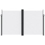 Toldo lateral retráctil blanco 200x600 cm de vidaXL, Sombrillas - Ref: Foro24-4004661, Precio: 147,46 €, Descuento: %