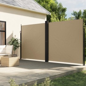 Toldo lateral retráctil beige 220x600 cm de vidaXL, Sombrillas - Ref: Foro24-4004675, Precio: 153,99 €, Descuento: %