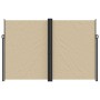 Toldo lateral retráctil beige 220x600 cm de vidaXL, Sombrillas - Ref: Foro24-4004675, Precio: 153,56 €, Descuento: %