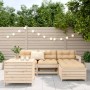 Garden sofa set 5 pieces solid pine wood by vidaXL, Garden sets - Ref: Foro24-3250496, Price: 336,80 €, Discount: %