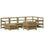 Garden sofa set 7 pieces impregnated pine wood by vidaXL, Garden sets - Ref: Foro24-3250987, Price: 453,99 €, Discount: %