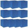 Storage boxes 10 units blue fabric 32x32x32 cm by vidaXL, Storage baskets - Ref: Foro24-288339, Price: 47,95 €, Discount: %