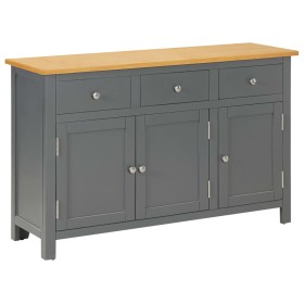 Solid oak wood sideboard 110x33.5x70 cm by vidaXL, Sideboards - Ref: Foro24-288636, Price: 247,47 €, Discount: %