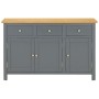 Solid oak wood sideboard 110x33.5x70 cm by vidaXL, Sideboards - Ref: Foro24-288636, Price: 247,99 €, Discount: %