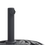 Semicircular umbrella base for Ø38/48 mm poles 9 kg by vidaXL, Umbrella bases - Ref: Foro24-4007970, Price: 38,67 €, Discount: %