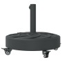 Round umbrella base with wheels for Ø38 / 48 mm masts 27 kg by vidaXL, Umbrella bases - Ref: Foro24-4007979, Price: 60,85 €, ...