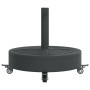 Round umbrella base with wheels for pole Ø38/48 mm 27 kg by vidaXL, Umbrella bases - Ref: Foro24-4007985, Price: 60,85 €, Dis...