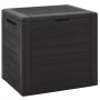 Brown polypropylene garden storage box 58.5x46x55 cm by vidaXL, Outdoor storage boxes - Ref: Foro24-152194, Price: 52,91 €, D...