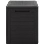 Brown polypropylene garden storage box 58.5x46x55 cm by vidaXL, Outdoor storage boxes - Ref: Foro24-152194, Price: 52,91 €, D...